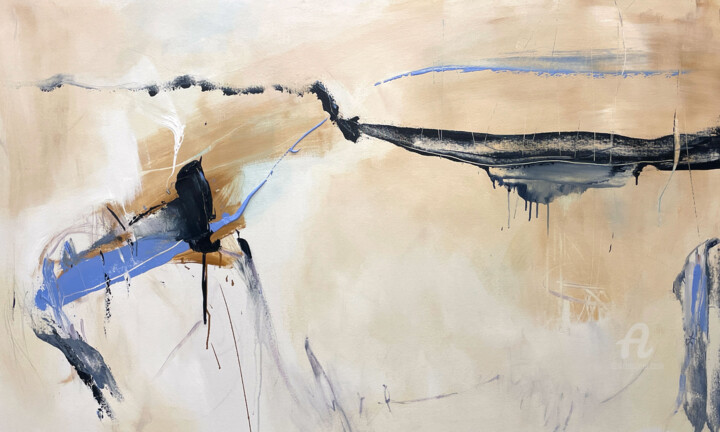 绘画 标题为“Silence Between” 由Cheryl Harrison, 原创艺术品, 丙烯