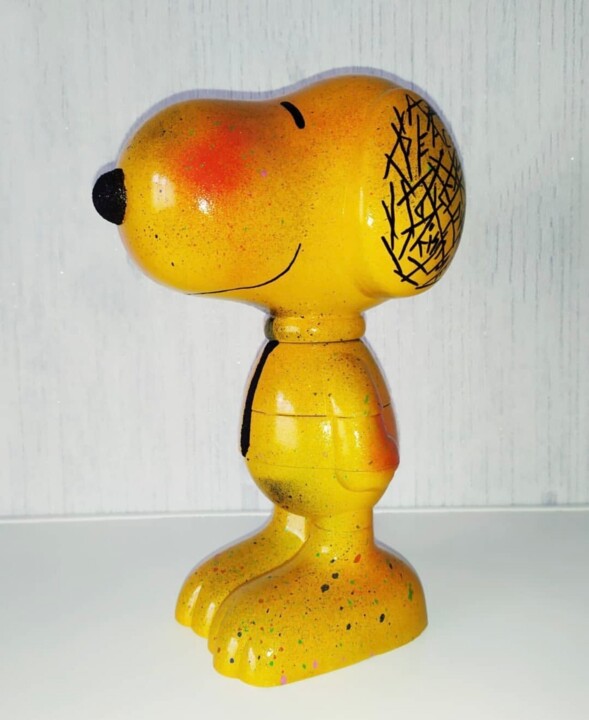Snoopy 雕塑, 11.8x3.2 in