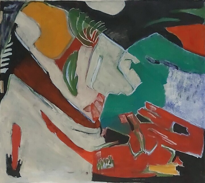 Le pouvoir et sa perversion 绘画, 30.7x34.3 in
