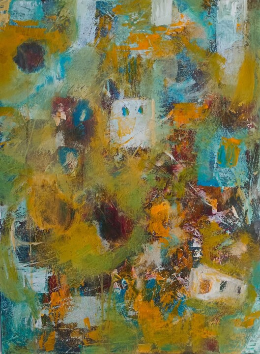 Les fenêtres 绘画, 35.4x27.6 in