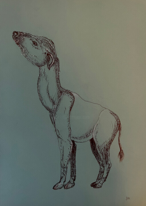 图画,  11.8x16.5 in 