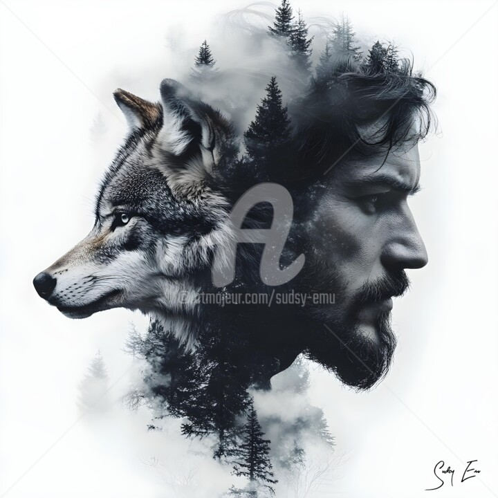 L'Homme Loup 数字艺术