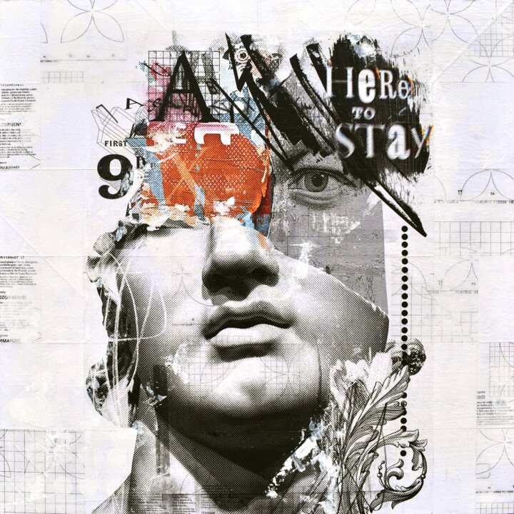 Here to stay Collages, 23,6x23,6 in