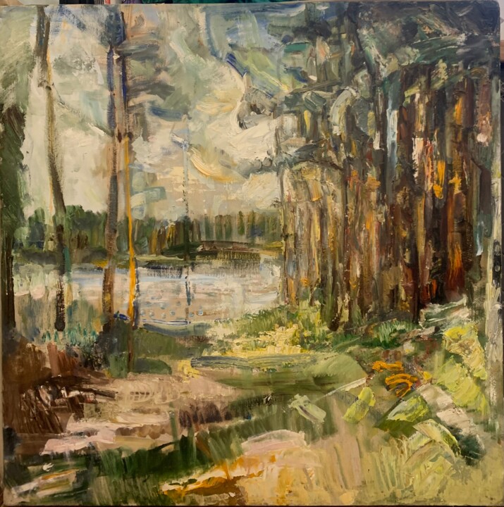 绘画,  33.7x33.7 in 