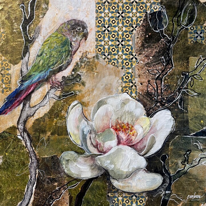 Primavera del alma 绘画, 11.8x11.8 in