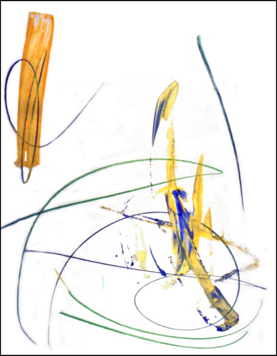 绘画 标题为“ADN no. 445R.132210…” 由François-Pierre Bleau (Dit Zéro Zoo), 原创艺术品, 铅笔