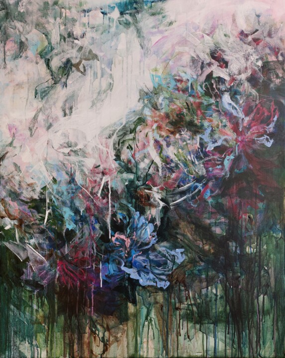 Ephemeral Echoes 绘画, 39.4x31.5 in