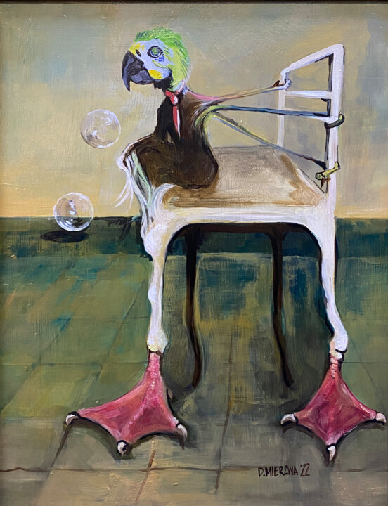 Power of the government, 2022 绘画, 19.7x15.8 in