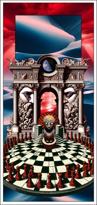 Janus - The two-headed god 数字艺术