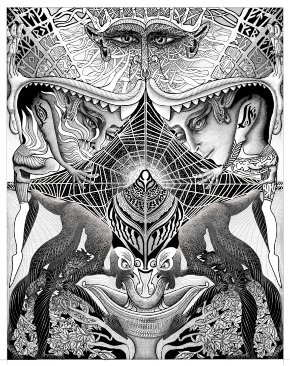 Digital Arts titled "Loki" by Yann Artès, Original Artwork, Digital Painting