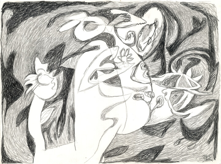 Dibrujo 2013-02 Tekening, 9,5x12,6 in