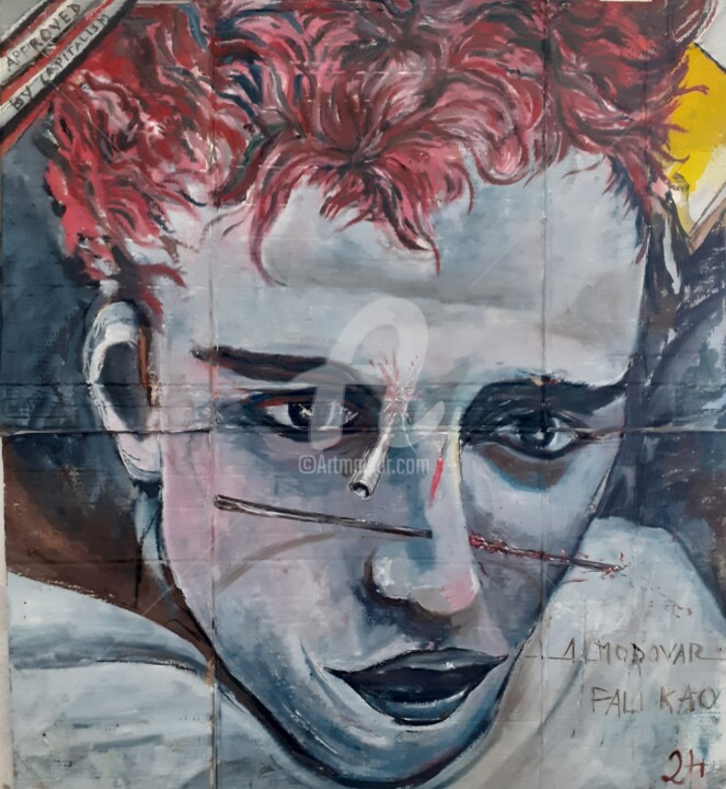 La Bataille de Pali Kao 绘画, 47.2x43.3 in