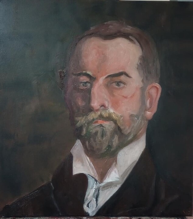 Portrait of a man1 绘画, 21.7x19.7 in