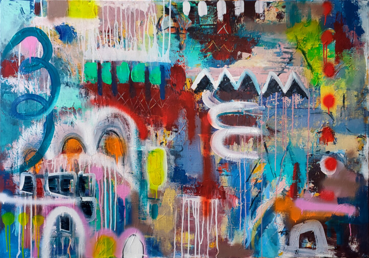 绘画,  31.9x45.7 in 
