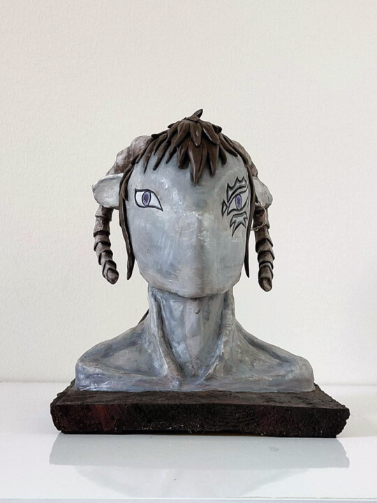 Alikas - mystic creature from cursed forest 雕塑, 11x9.5 in