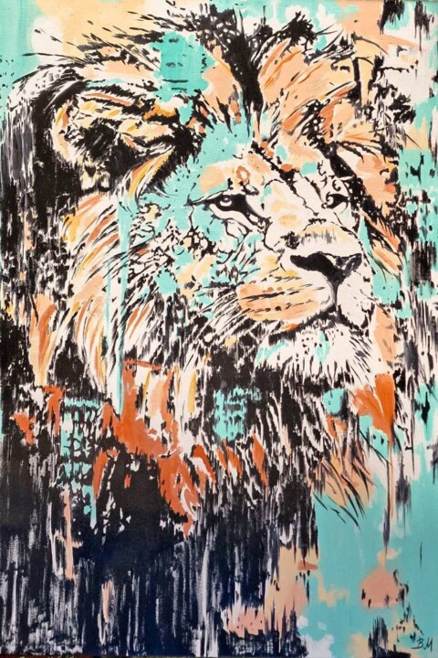 "Leo" Картина, 51,2x35,4 in