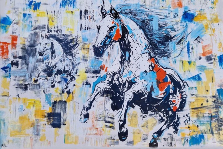 Schilderij,  47,2x31,5 in 