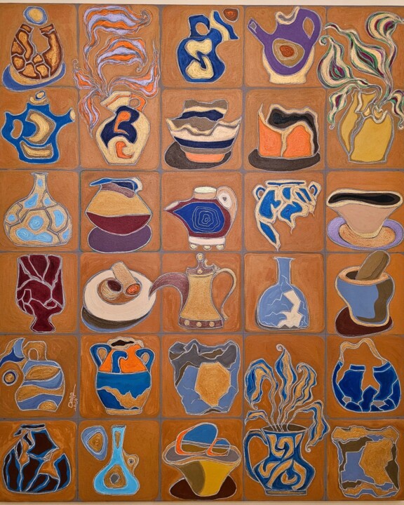 The museums collections 绘画, 47.2x39.4 in