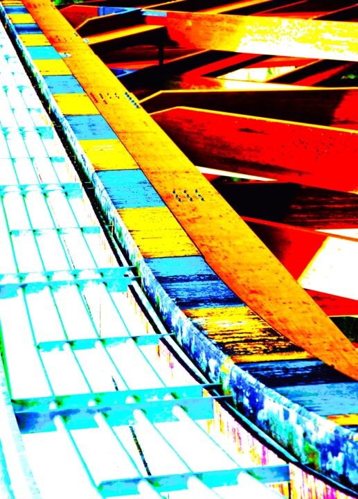 Photographie intitulée "ABSTRACTION FIVE" par Patrick Hesnard, Œuvre d'art originale, Photographie numérique