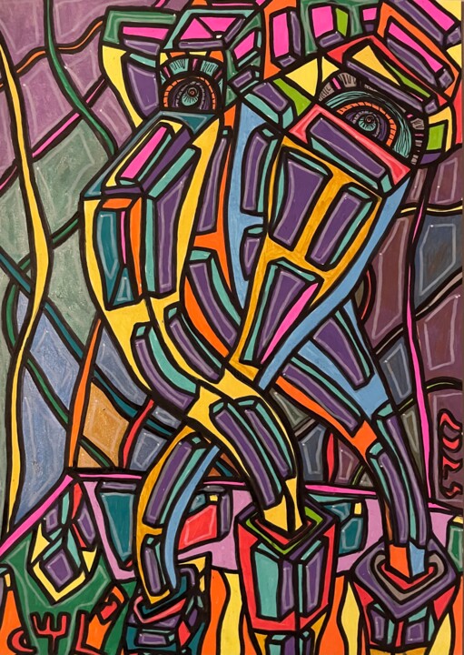 图画,  11.7x8.3 in 