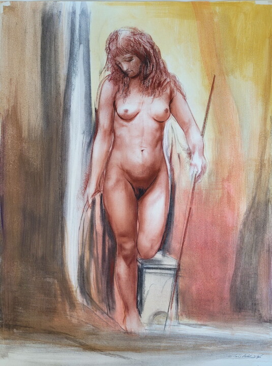 Nudo 绘画, 30.7x22.8 in