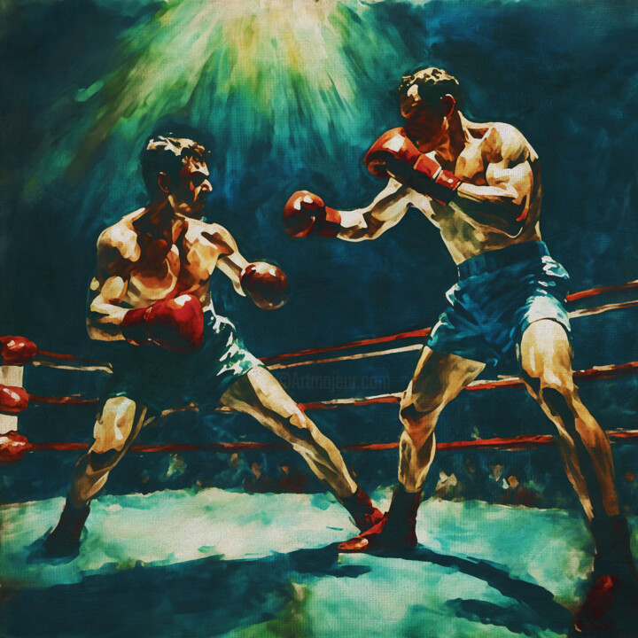 Arts numériques intitulée "The Art of Combat:…" par Jan Keteleer, Œuvre d'art originale, Peinture numérique