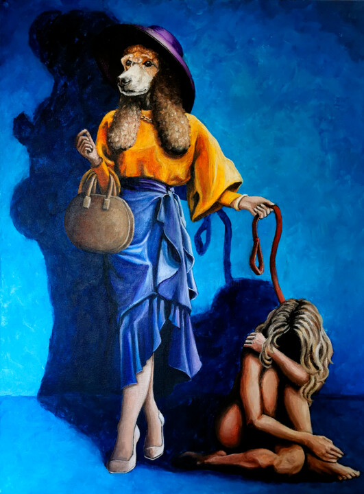 DOG LIFE 02 绘画, 31.5x23.6 in