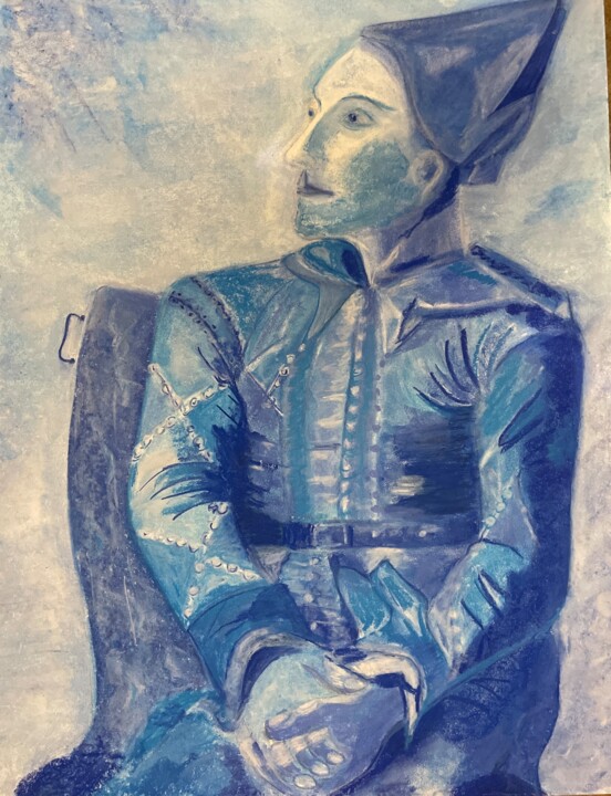 Vision selon Pica 绘画, 25.6x19.7 in
