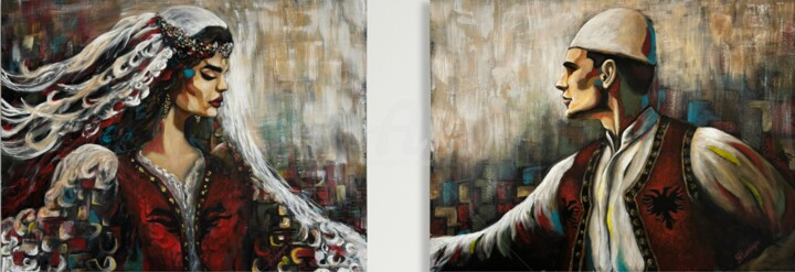 Shpirti i Traditës / The Spirit of Tradition 绘画, 23.6x31.5 in