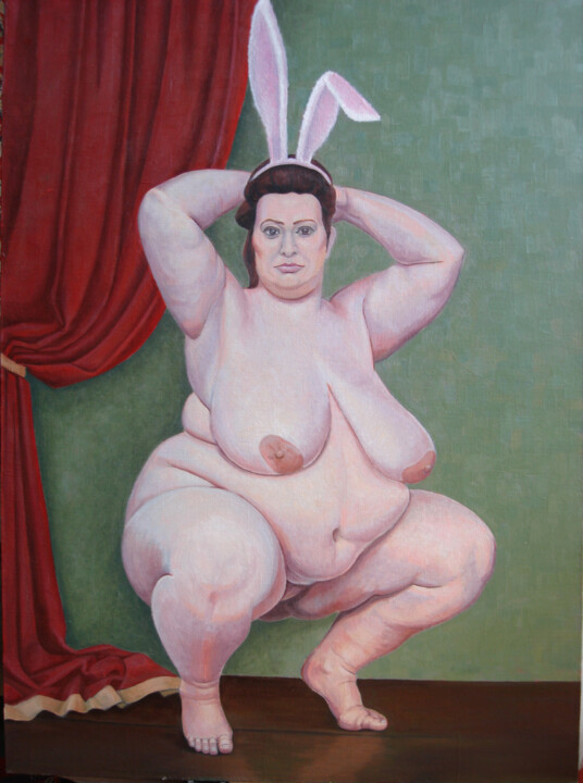 Зайка моя 绘画, 43.7x32.3 in