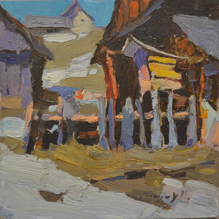 In the Courtyard Pittura, 8,3x8,3 in