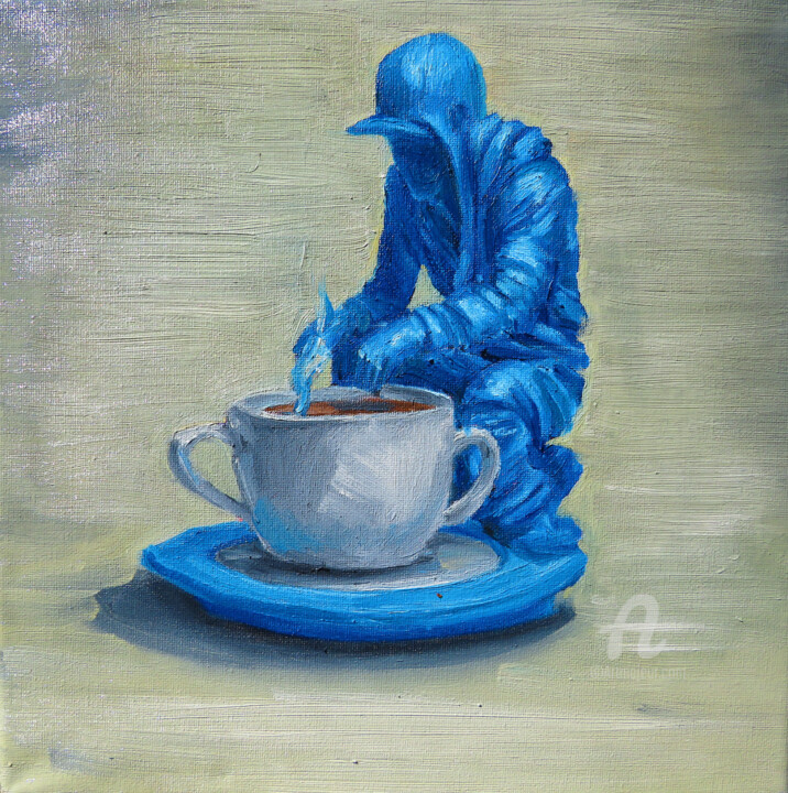 LATE NIGHTS 绘画, 11.8x11.8 in