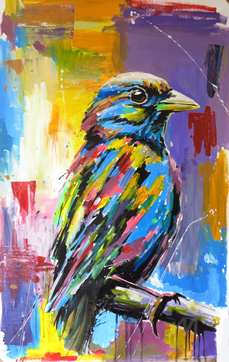 THE BIRD 绘画, 42.5x29.5 in