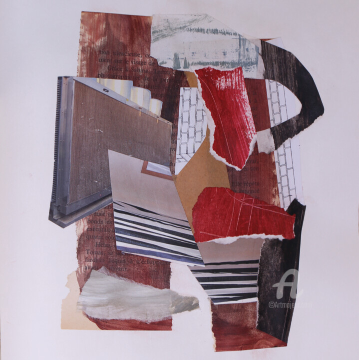 Symbole Collages, 7,9x7,9 in