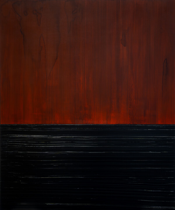Schilderij getiteld "Ira" door Björn Wiedemann, Origineel Kunstwerk, Acryl Gemonteerd op Frame voor houten brancard