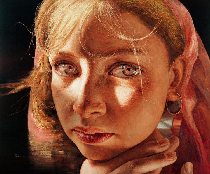 Dilraba 绘画, 59.1x70.9 in