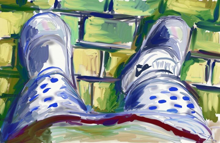 241015 Pyjama party 数字艺术, 5.1x7.9 in