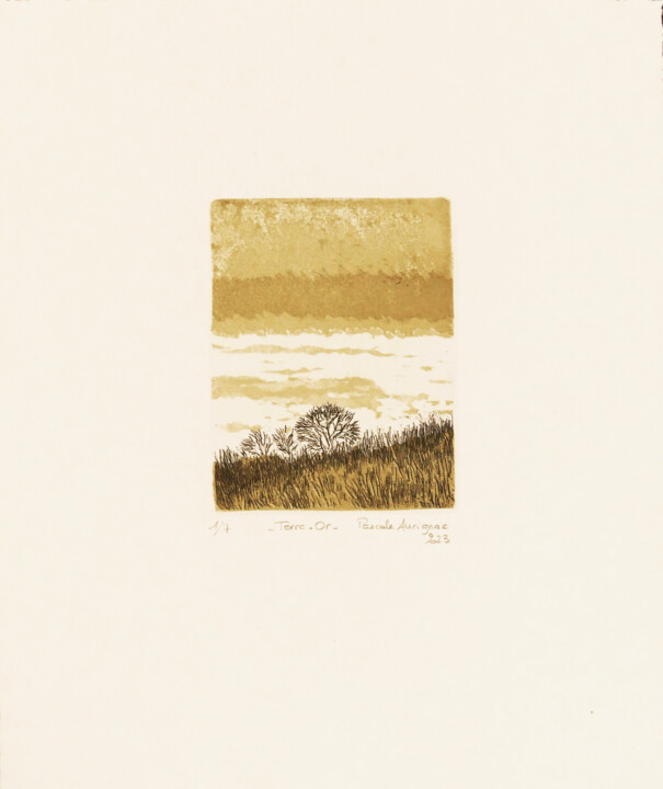 Terre.Or Prenten & gravures, 11,8x9,5 in