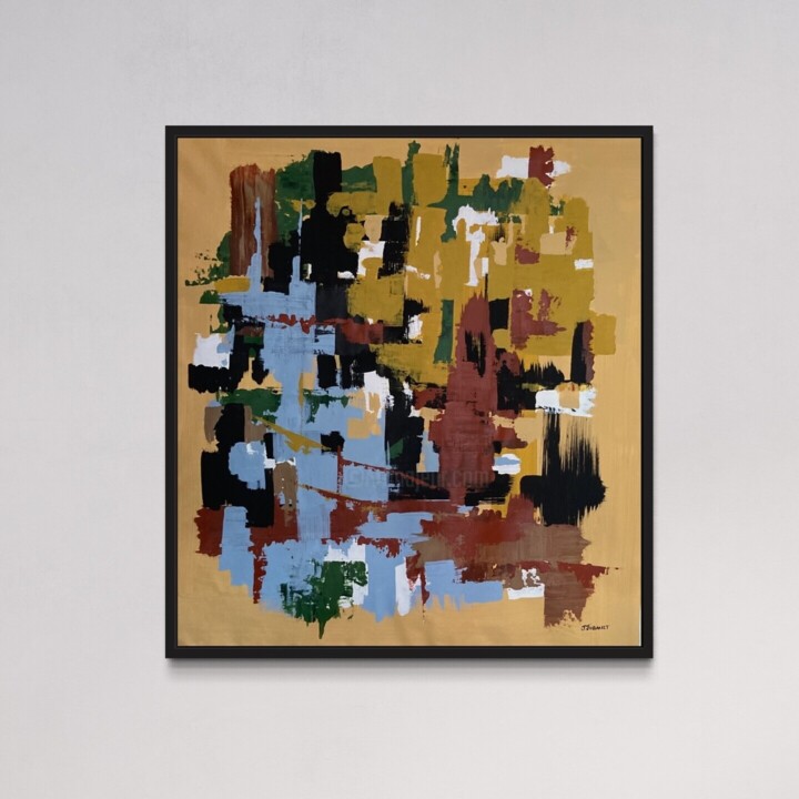 Œuvre présentée encadrée