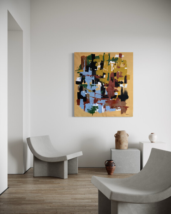 Œuvre présentée encadrée