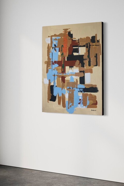 Œuvre présentée encadrée