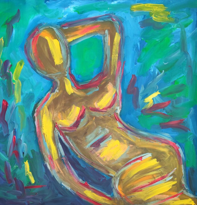 绘画,  35.4x35.4 in 