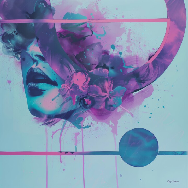 绘画,  19.7x19.7 in 
