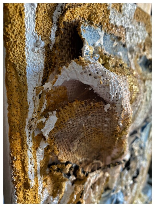 Artwork's surface or texture