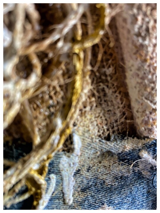 Artwork's surface or texture