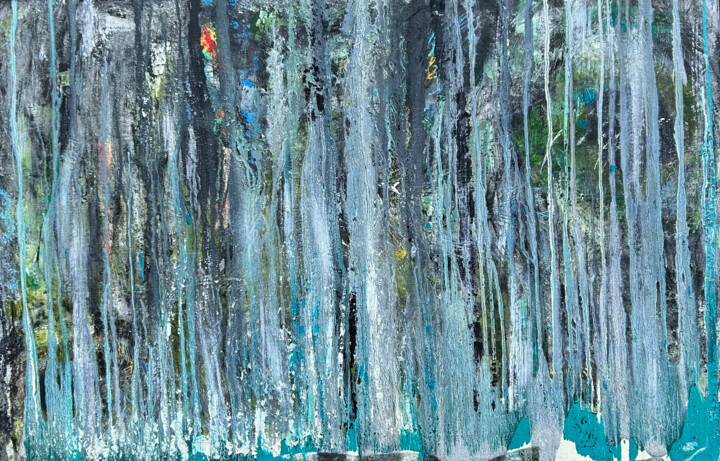 "Abstract painting 1" başlıklı Tablo Lora Pavlova tarafından, Orijinal sanat, Petrol