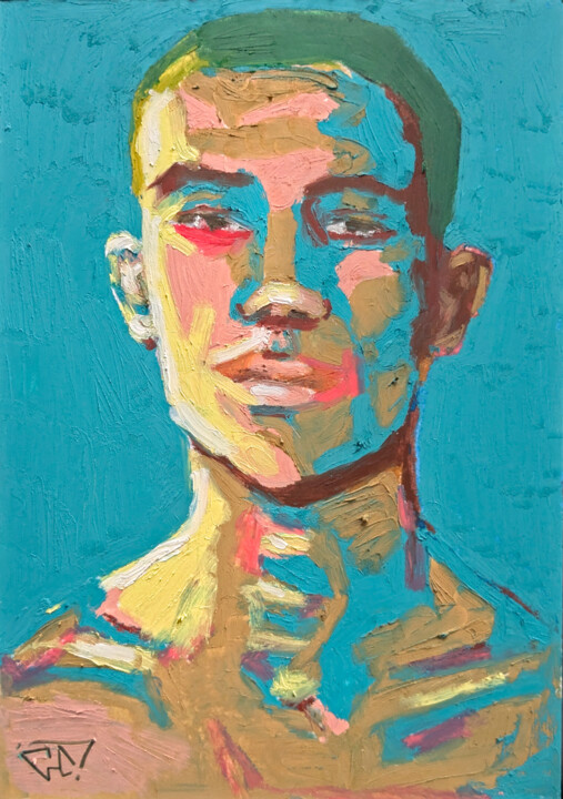 Très bien d'accord 绘画, 8.3x5.8 in