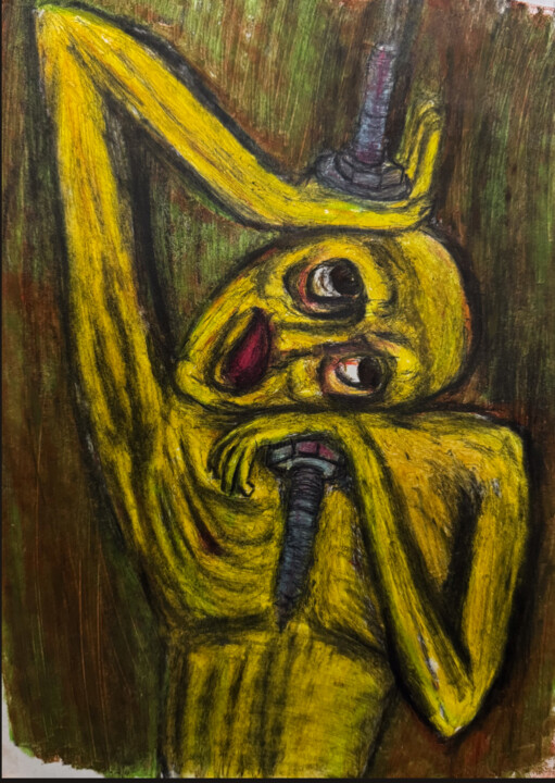 doomed 绘画, 11.4x8.3 in