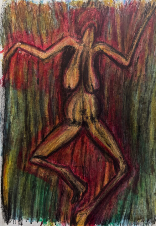 Captive 绘画, 11.4x8.3 in