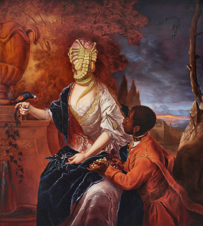 Alien 绘画, 78.7x70.9 in